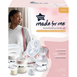 Tommee Tippee Made For Me Μονό Χειροκίνητο Θήλαστρο Χωρίς BPA 150ml + Αξεσουάρ Θηλασμού