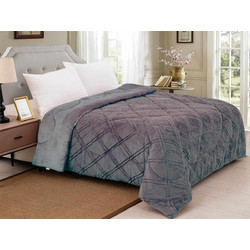 Linea Home Κουβερτοπάπλωμα Μονό 160x210 Diamond Ανθρακί