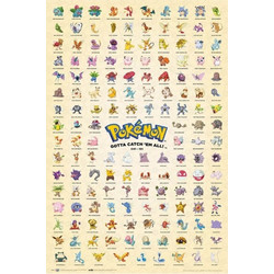 Αφίσα Pokemon First Generation (91.5 x 61 cm)