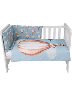 Bubaba Flying Bunny Σετ Κούνιας Blue 6τμχ
