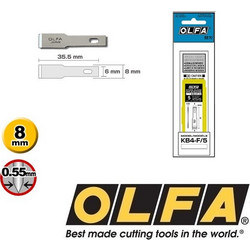 OLFA KB4-F Ανταλλακτικές λεπίδες για μαχαιράκι AK-4