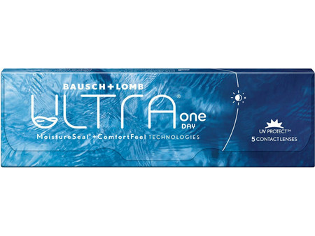 Bausch & Lomb Ultra OneDay Ημερήσιοι Φακοί Επαφής Σιλικόνης Υδρογέλης με Φίλτρο UV 5τμχ