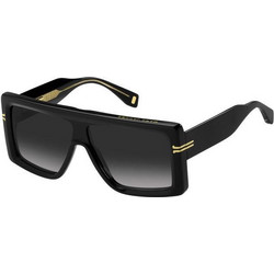Marc Jacobs MARC1061/S 7C5/9O Ανδρικά Γυαλιά Ηλίου Oversized Κοκάλινα Μαύρα με Μπλε Degradee Φακό