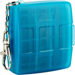 JJC MC-11B Memory Card Case (Fits 4 x SD + 4 x Micro SD Cards) - Blue