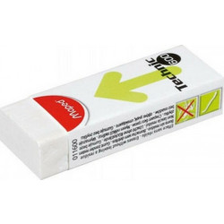Maped Γόμα για Μολύβι Technic 600 Λευκή 011600 - MAPED
