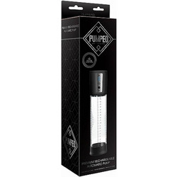 Pumped Premium Rechargeable Automatic Τρόμπα Πέους 29cm Μαύρη Διαφανή