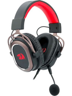 Redragon Helios H710 Gaming Headset Over Ear Black Red