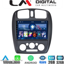 LM Digital ZN4325 Ηχοσύστημα Αυτοκινήτου με Οθόνη Αφής USB Bluetooth & GPS