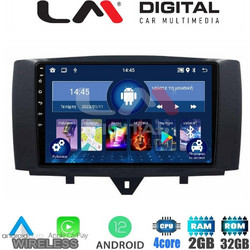 LM Digital ZN4587 Ηχοσύστημα Αυτοκινήτου με Οθόνη Αφής USB Bluetooth & GPS