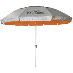 Maui & Sons Ομπρέλα Θαλάσσης Αλουμινίου με UV Προστασία Ασημί 2.2m 1560