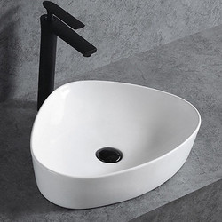 Sanindusa Harmony Cobble Επικαθήμενος Νιπτήρας Μπάνιου Πορσελάνης 50x40cm Λευκός 2006130