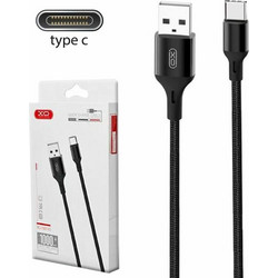 XO NB143 Type-C Data Καλώδιο 2.0μ Μαύρο