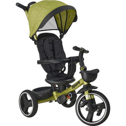 Bebe Stars 360 Spark Τρίκυκλο Ποδήλατο Αναδιπλούμενο με Σκίαστρο Χειρολαβή & Air Wheels για 12+ Μηνών Πράσινο