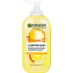 Garnier Vitamin C Clarifying Wash Gel Καθαρισμού Προσώπου 200ml
