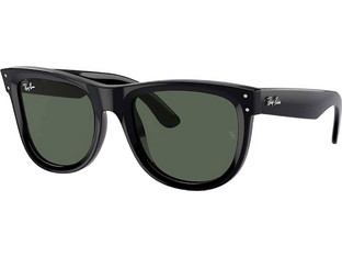 Ray-Ban RB0502S 6677VR Γυναικεία Γυαλιά Ηλίου Οβάλ Κοκάλινα Μαύρα με Μαύρο Polarized Φακό
