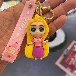 Μπρελόκ Disney Princess Series Doll Keyring Lovely Rapunzel Figure 3D Figure Keychain (oem) (39205)