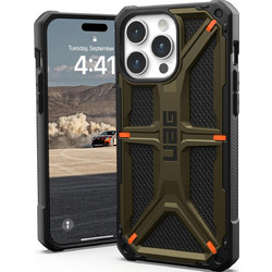 UAG Monarch Series Back Cover Kevlar Element Green (iPhone 15 Pro Max)