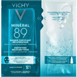Vichy Mineral 89 Fortifying Recovery Κρεμώδης Μάσκα Προσώπου για Ενυδάτωση με Υαλουρονικό 29gr