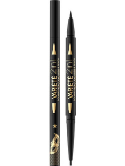 Eveline Variete Waterpoof Ultra Black Στυλό Eyeliner