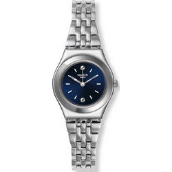 Swatch Sloan Γυναικείο Ρολόι με Ασημί Μεταλλικό Μπρασελέ YSS288G