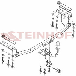 Κοτσαδόρος αποσπώμενος συμβατός για Toyota Corolla STW (IX)