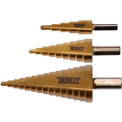 Sthor Σετ Τρυπάνια Κωνικά Με Διαβάθμιση 4-32mm 3τμχ 22616