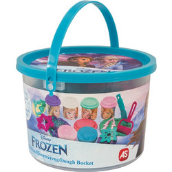 AS Company Disney Frozen Κουβαδάκι με 4 Βαζάκια Πλαστελίνης & Εργαλεία