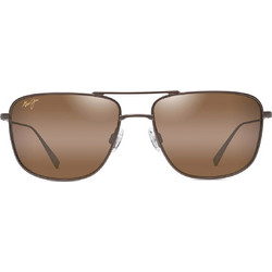 Maui Jim Mikioi 887 01 Ανδρικά Γυαλιά Ηλίου Τετράγωνα Μεταλλικά Καφέ με Καφέ Polarized Φακό