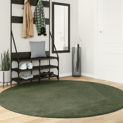 vidaXL Στρογγυλό Χαλί 200cm Huarte 375107