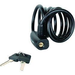 Master Lock Κλειδαριά Ποδηλάτου Κουλούρα 180cm με Κλειδί Μαύρη 812600112