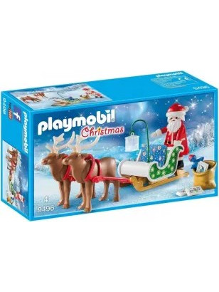 Playmobil Christmas Άγιος Βασίλης με Έλκηθρο & Ταράνδους για 4+ Ετών 9496