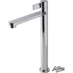 Μπαταρία Νιπτήρος Taya Top Ψηλή Χρωμέ 200-41501-100 Ιταλίας La Torre