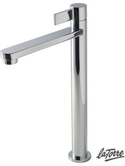 Μπαταρία Νιπτήρος Taya Top Ψηλή Χρωμέ 200-41501-100 Ιταλίας La Torre