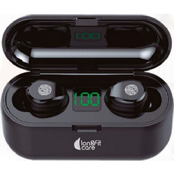 LongFit Care Ακουστικά Bluetooth In Ear Black