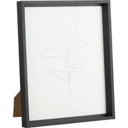Κορνίζα Ξύλινη Renabie 423013 21,5x26,5cm Black Eglo Ξύλο,Γυαλί