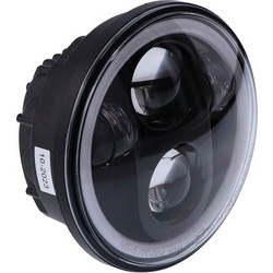 Μπροστά Φανάρι LED για HARLEY DAVIDSON SPORTSTER XL Bright, 5.75 inch LED headlamp unit. Black