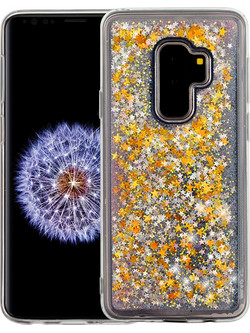 Θήκη Samsung Galaxy S9 Με Υγρό Glitter -Χρυσό