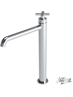 Μπαταρία Νιπτήρος ELLE CROSS 38016-100 CHROME LA TORRE