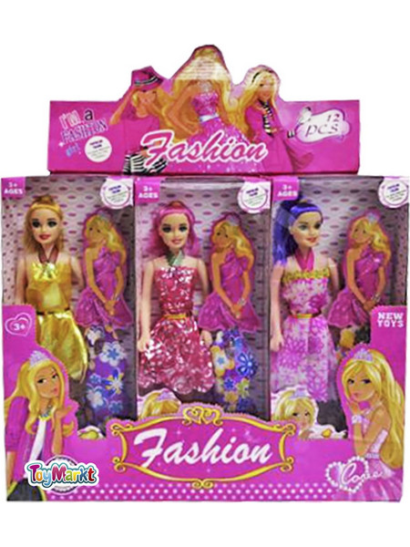 ToyMarkt Κούκλα Fashion Διάφορα Σχέδια 72-2002