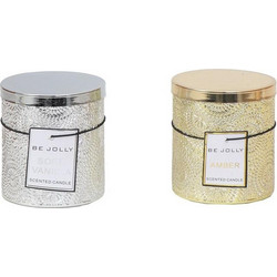 Espiel Αρωματικό Κερί σε Βάζο Be Jolly Ασημί 200gr