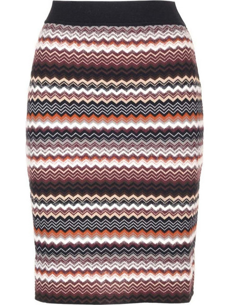 Φουστα Multicolor DS23WH1X-BK030J sm94v-chevron brown-gray-white