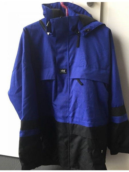 Helly Hansen Falun Parka Work Coat 559 Cobalt Black L