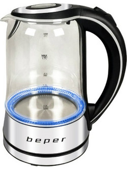 Beper BB.104 Γυάλινος Βραστήρας 1.7lt 2200W