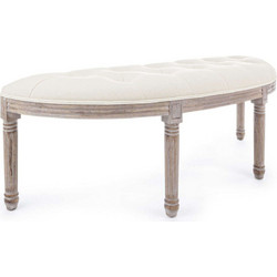 Σκαμπό Tilde 0743499 125x42x48 Natural Ξύλο,Ύφασμα
