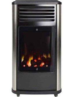 Coral Gas Manhattan Black Κεραμική Σόμπα Υγραερίου 3000W