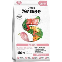 Dibaq Sense Cat Holistic Hypoallergenic Kitten Turkey & Salmon 6kg