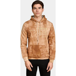 Target Hoodie Fleece Tie Dye Ανδρικό Αθλητικό Φούτερ με Κουκούλα Καφέ M23-76046-50