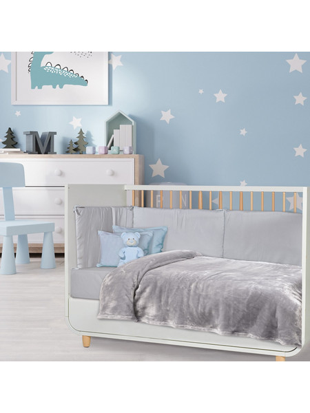 Das Home Relax 1342 Κουβέρτα Αγκαλιάς Βελουτέ 80x110 Γκρι