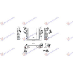 Ψυγειο Intercooler (258x240x64) Audi Q8 18- - 137006210