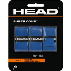 Head Super Comp Tennis Overgrips x 3 Μπλε